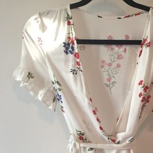 Floral Wrap Dress